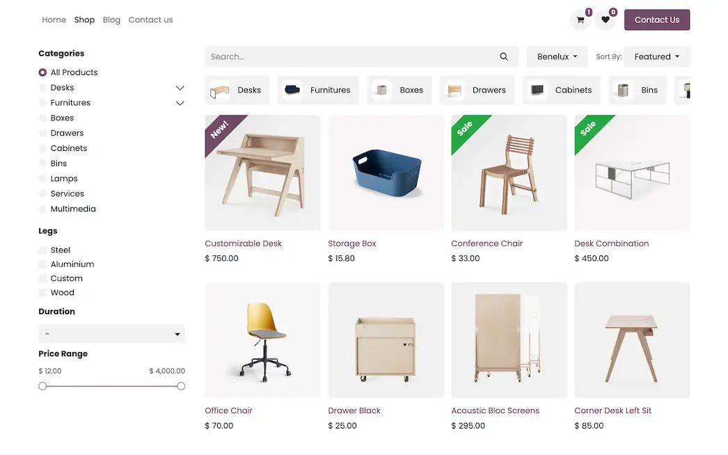 odoo ecommerce app